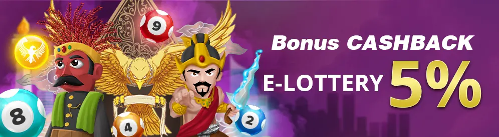 bonus cashback e-lottery