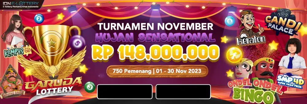 Turnamen E-LOTTERY Special November HUJAN SENSATIONAL