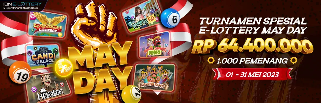 Tournament Special E-LOTTERY MAY DAY